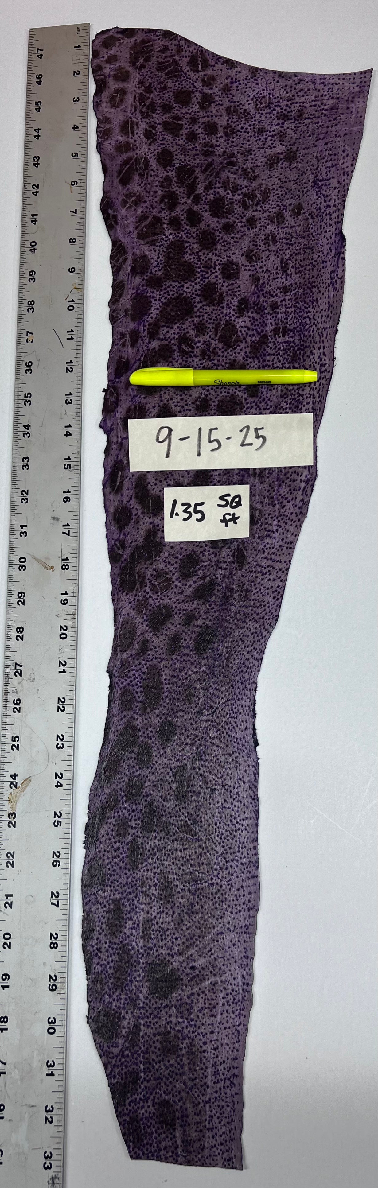 Wolffish leather