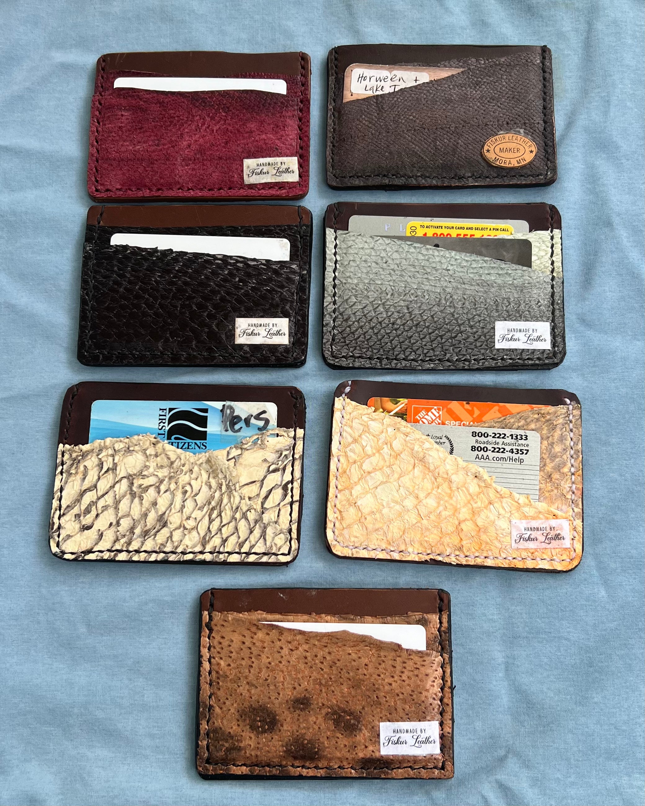 Horween card/cash wallet