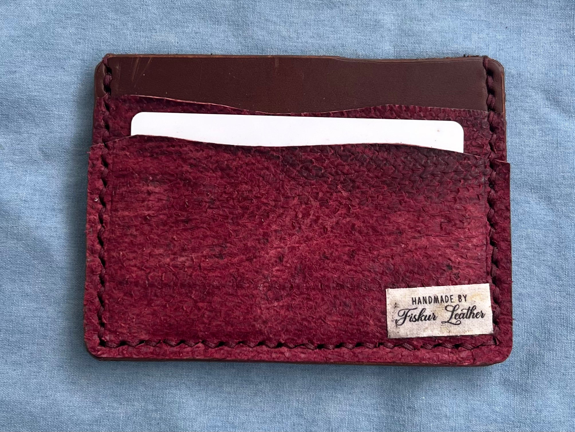 Horween card/cash wallet