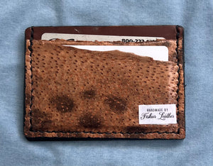 Horween card/cash wallet