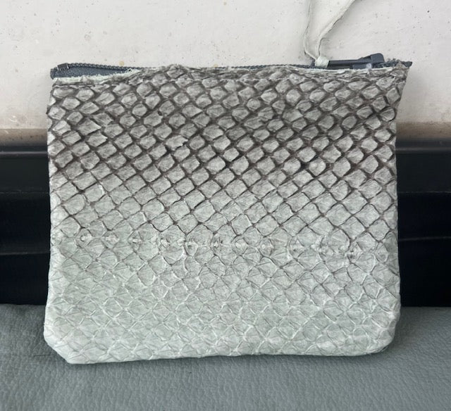 Fish Leather Coin Purse with Zipper (Small)|Fiskur Leather