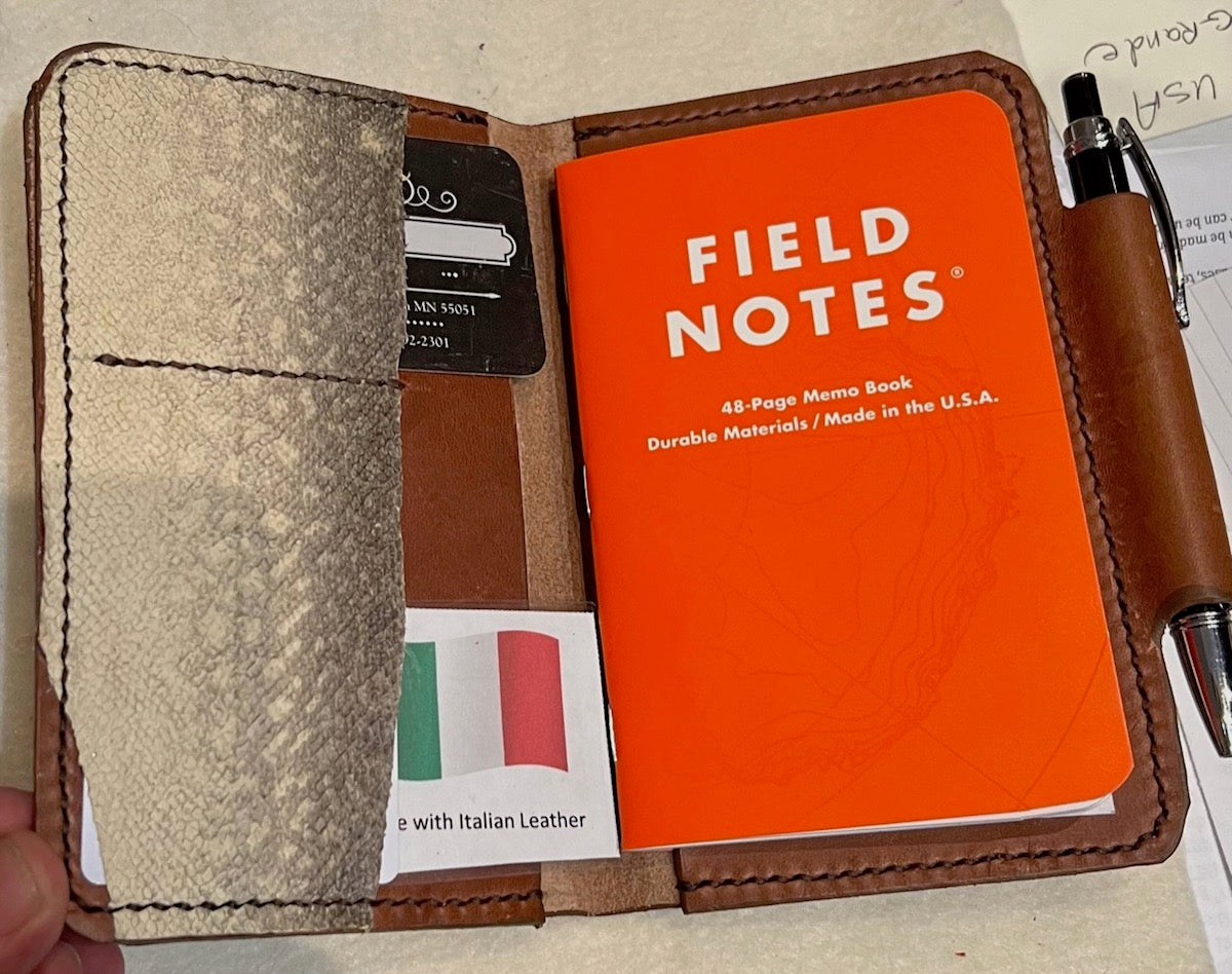 Field notes wallet