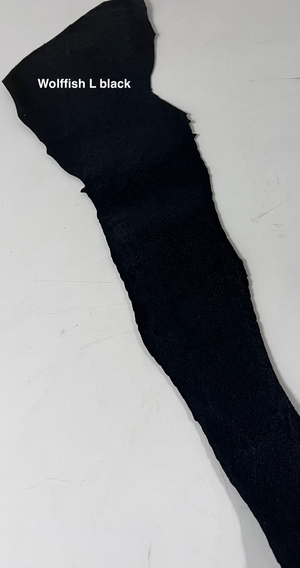 Wolffish leather