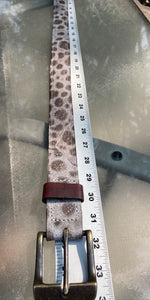 Fiskur leather belts